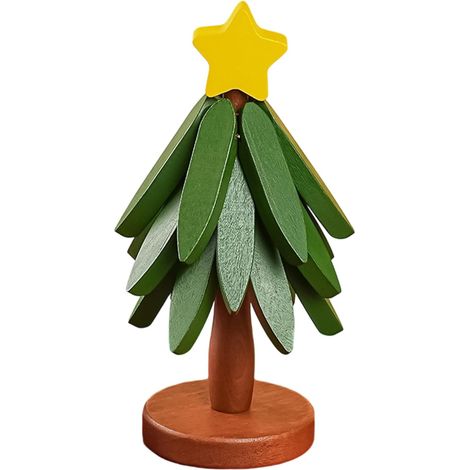 sous-Verres en Bois en Forme d'arbre sous-Plat De Table Pliable Décor Napperon De Table Pour Assiettes Idéal Pour Plan De Travail, Extérieur, Pique-nique, Repas De Fête, Cuisine Quotidienne Et B (1/5)