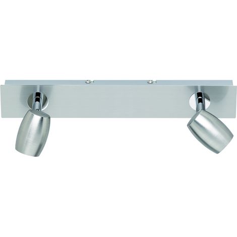 Deckenstrahler MICHAEL Silber 2-flammig, Breite 32cm (1/4)