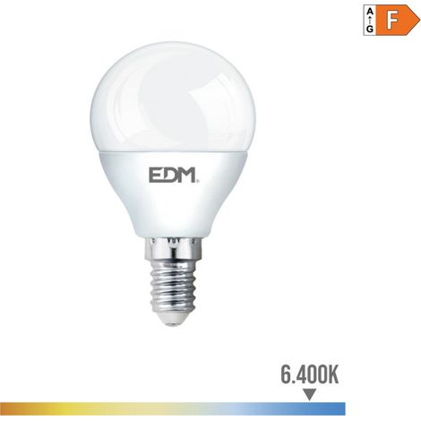 Ampoule LED E14 7W Ronde équiv (1/2)