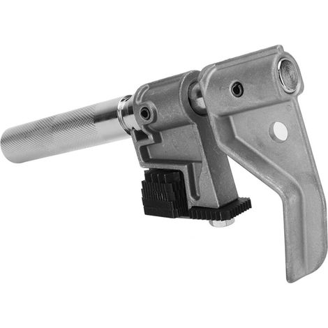 Questo è un kit di attrezzi per la riparazione di filettature esterne. È realizzato in alluminio con finitura argentata ed è adatto per filettature con un diametro esterno da 1-1/4 pollici a 5 pollici
