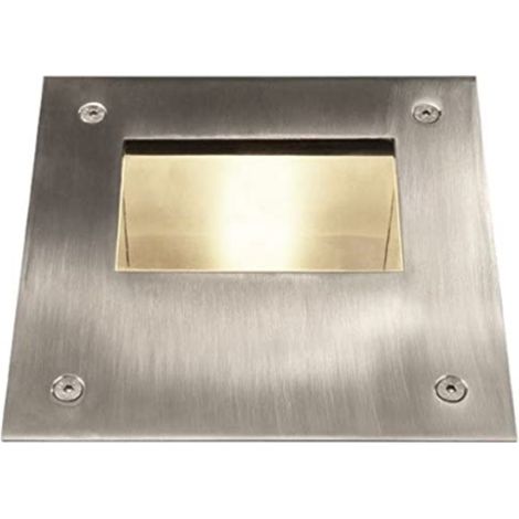 Massive Recessed spot light - outdoor lighting (Spot, AC, E27, Stainless steel, Glass, Stainless steel, IP67)