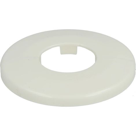 Rosace à clipser blanc diam. 27 mm, 65 mm, H 6,5 mm