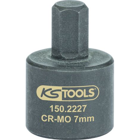 KS Tools - Douille tournevis 6 pans pour étrier de frein, 7 mm - 150.2227 (1/2)