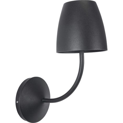 Eclipta II aplique negro con luz led blanco cálido 3000K (1/3)