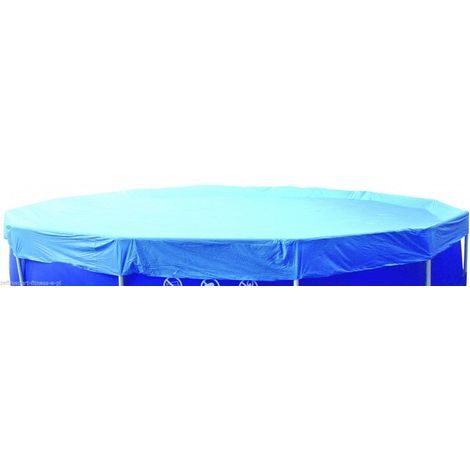 Accessorio piscina jilong copertura rotonda 300 cm blu pvc (1/2)