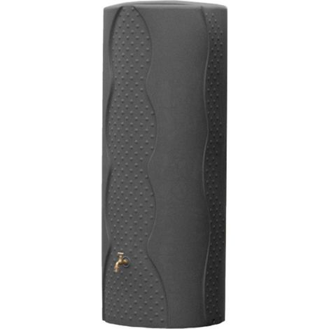 Récupérateur d'eau de pluie pour jardin Niagara 300 L gris EMP ROTOMOULAGE (1/4)