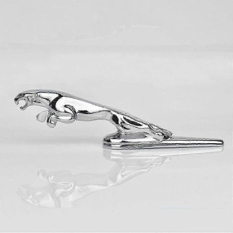 Emblème Jaguar - Ornement Capot Avant 3D En Métal Chromé - Compatible Tous Modèles Jaguar - 1 Pièce (1/5)