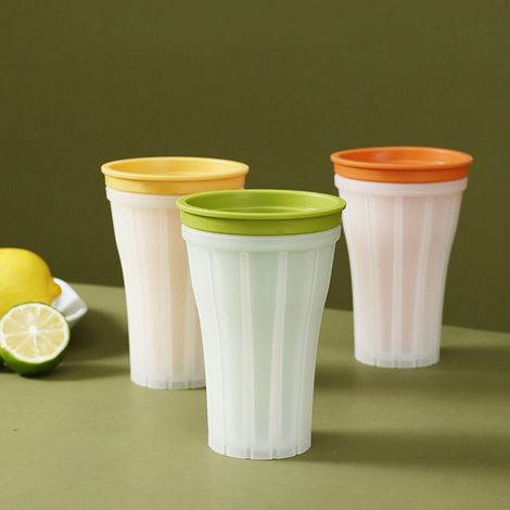Hausgemachter Granita-Becher, Tintenfisch-Eisbecher, hausgemachter Eisbecher, Milchshake-Becher, Eisbecher (1/5)