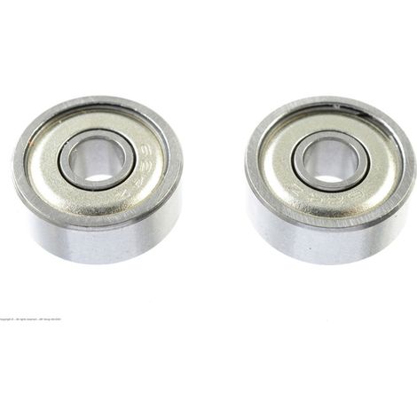 Revtec - Ball Bearing - Chrome Steel - ABEC 3 - Metal Shielded - 4X13X5 - MR624ZZ - 2 pcs