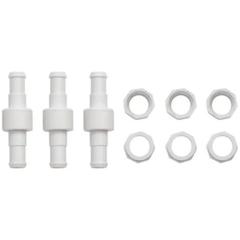Ineasicer Pool Cleaner Tuyau Pivotant Roulement Billes D20 Remplacement pour Polaris 180 280 380 3900 Pool Cleaner Roulement Billes Pivotant D20 D15 Lot de 3 en Blanc (1/5)