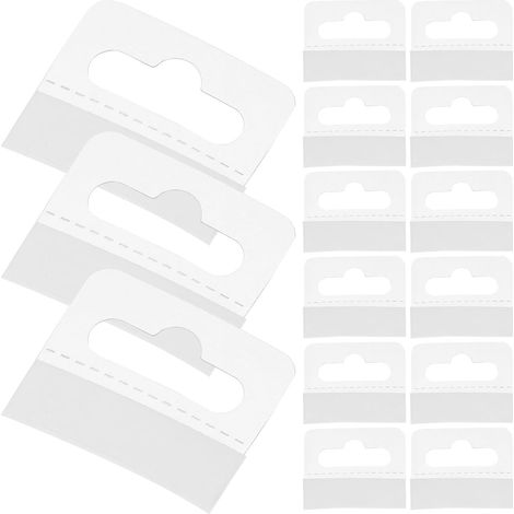 Lot de 200 crochets de suspension en PVC avec languettes (1/5)
