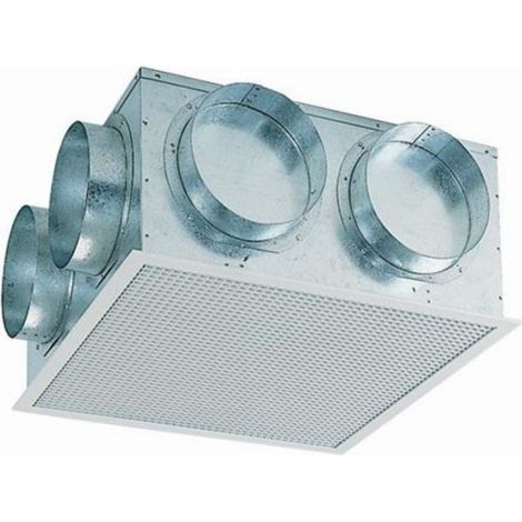 Atlantic – Ensemble de reprise ER25/60 4 piquages Ø 200 – Grille aération VMC – Débit max 300m³/h – Pour installation en milieu confiné (1/2)
