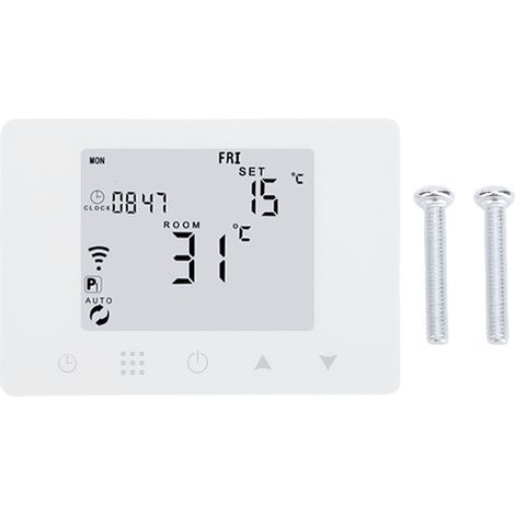 Eosnow Contrôleur de température intelligent, affichage numérique, Thermostat de contrôle via application WiFi, pour maison, bureau, hôtel