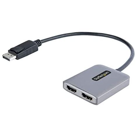 StarTech.com MST14DP122HD cavo e adattatore video 0,3 m 2 x HDMI Nero, Grigio (1/5)