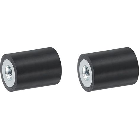 2 Pcs 15 x 20mm M5 Female Thread Rubber Silent Blocks, Vibration Isolators, Replaces Anti-Vibration Pads Base Block (1/5)