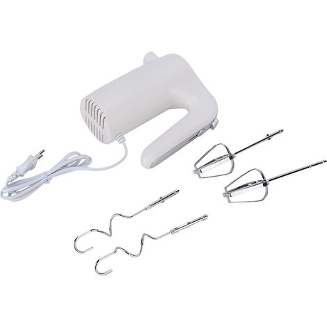 Tragbarer elektrischer Handmixer aus ABS-Edelstahl, kompakt für Milchshakes und Schlagsahne, ideal zum schnellen Mixen und Schlagen in der Küche. (1/5)