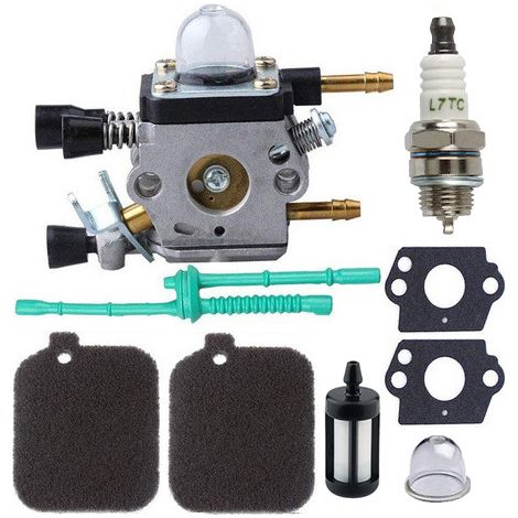 Vergaser C1Q-S68 für Stihl BG45, BG50, BG55, BG65, BG85, SH55, SH85 Laubbläser – Ersetzt Zama C1Q-S64, C1Q-S68D, C1Q-S68E, 42291200606 – Komplettset mit Dichtungen, Primerpumpe und Filtern – Lovez