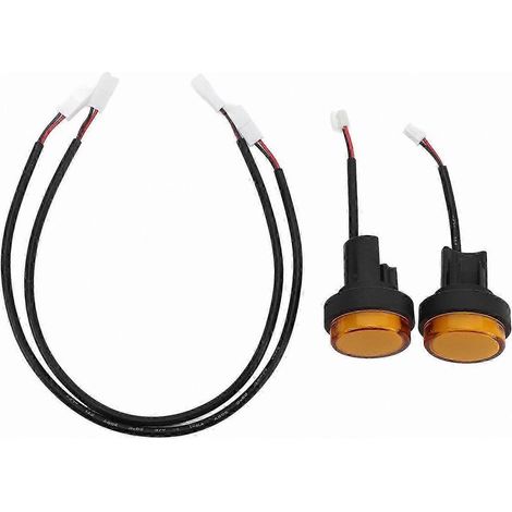 lot de 2 clignotants led universels pour guidon de trottinette electrique