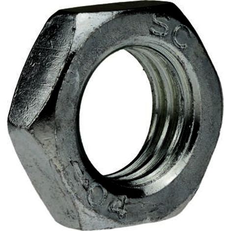 Reidl DIN 439 Sechskantmuttern M 24, niedrige Form, mit Fase Form B Stahl Klasse 4 feuerverzinkt (1/4)