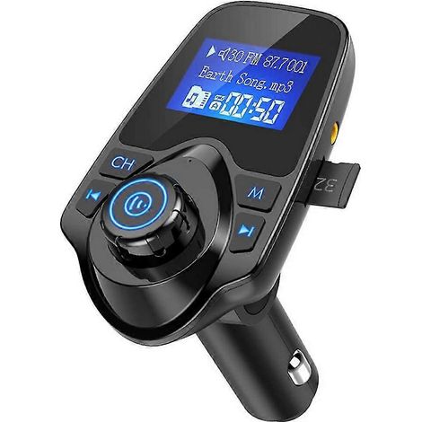 Bluetooth-FM-Transmitter fürs Auto, kabelloser Bluetooth-Adapter fürs Auto (1/2)