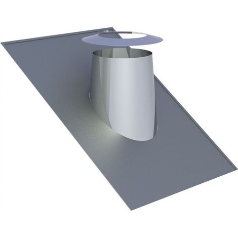 Solin de toit Ø 200 mm pour toits pour inclinaison de 26-35°