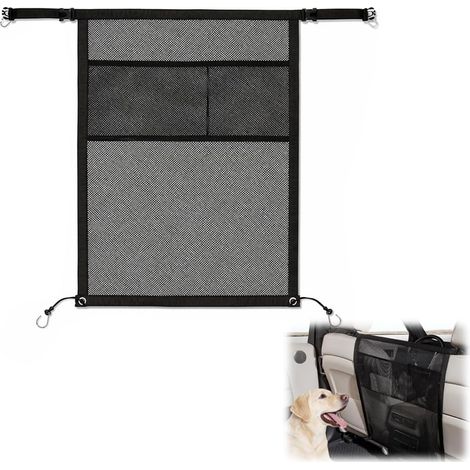 Car Dog Guard Guard 69 x 57 cm Mesh Partition Net Protector for Car Boot and Rear Seat Dog Barrier for SUV (1/5)
