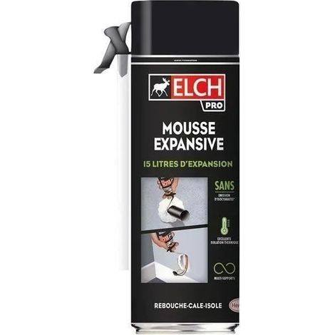 Elch Multi-Trabajos espuma expansiva incolora 345ml aislamiento