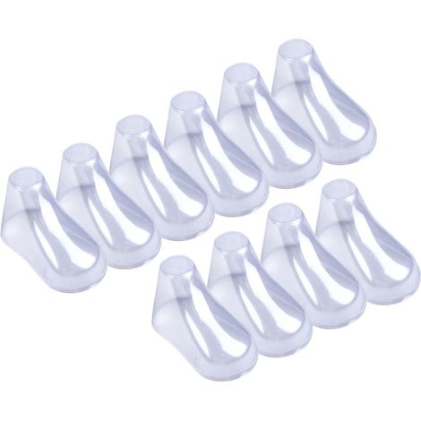 10x Porta scarpe trasparenti per bambini, espositore portatile professionale per scarpine, modellatore per scarpine per bambini