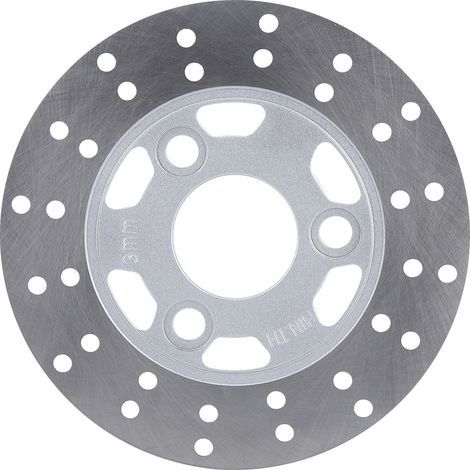 Rotor de Disque de Frein de Vélo de Frein de Moto, Rotor de Frein à Disque de Frein à Disque D'étrier de Frein en Alliage D'aluminium de 155 Mm pour Cyclomoteur Scooter GY6 Z50. (1/5)