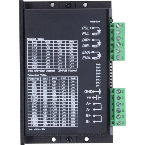 Stepper Motor Driver DSP Controller Digital 1.4A‑5.6A Adjustable DM556 for 57 60 86 Step