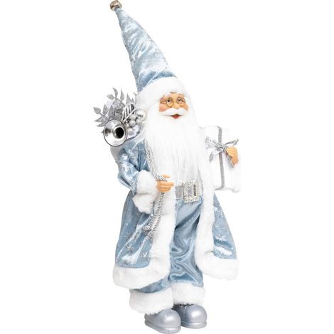 Babbo natale blu 45 cm - Feeric lights & christmas