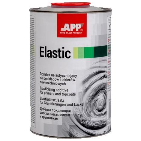 Additif - Bi composant - Elastifiant - Pour peinture et vernis auto - Incolore - APP Elastic - 1L