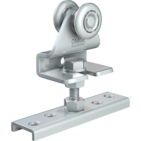 1PZ OMGE CARRELLO A 2 RUOTE ( ART. 22) DIAMETRO MM.24 PORTATA 35 KG (1/2)