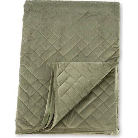 Jilly couvre-lit 80x180cm vert.