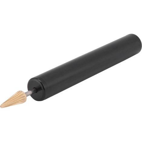Applicateur de stylo à huile pour teinture des bords supérieurs, outil de finition pour ceintures en cuir (noir) (1/5)