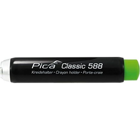 Porte-craie 58810 – Corps en plastique ABS – Forme triangulaire ergonomique – Mécanisme bouton-poussoir pour craies 11-12 mm – Pica (1/7)