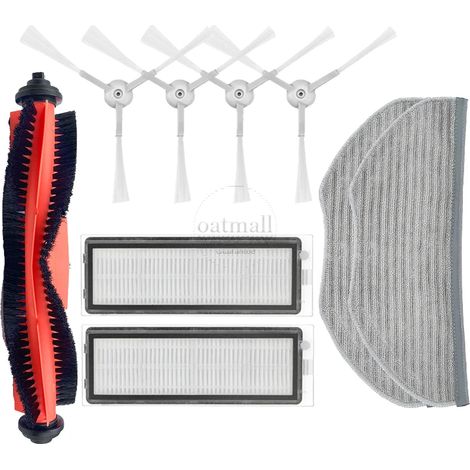 (EH) Convient aux accessoires et pièces de rechange pour Xiaomi MIJIA G1. Convient également aux modèles Xiaomi G1 MJSTG1 et MI Robot Vacuum Mop Essential. Brosse rotative et filtre de rechange essent (1/4)