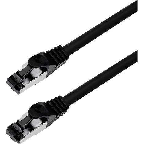 Cat 8.1 patch cable western 8/8-plug (rj45) - western 8/8-plug (rj45),
für 25 gbase / 40 gbase / 50 gbase Anwendungen,
Bandbreite bis zu 2 ghz,
1,0 m (1/4)