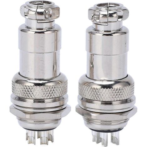 connecteurs de qualité aéronautique, boîtier en alliage de zinc, contacts plaqués cuivre-argent, 5 broches (1/4)