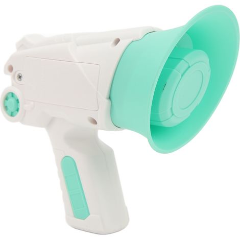 Mégaphone amusant avec plusieurs effets vocaux, changeur de voix en plastique vert clair, jouet à cornet pour garçons et filles (1/5)