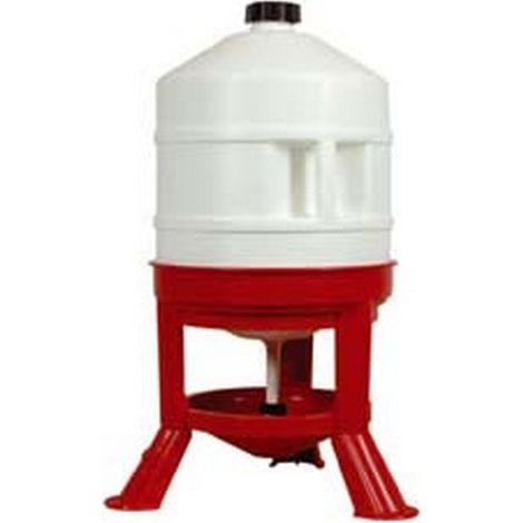 1PZ ABBEVERATOIO CON SERBATOIO IN PLASTICA SU TREPPIEDI - lt.30 di capienza  cm.31x72h.