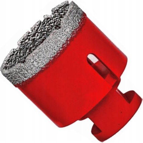 Broca de corona diamantada 60 mm M14 para gres, baldosas, piedra y esmalte (1/2)