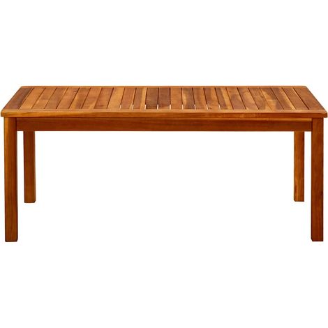Maison Exclusive - Tavolino da Giardino 110x60x45 cm in Legno Massello di Acacia (1/5)
