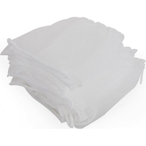 200 filtres jetables en maille pour évier - sac poubelle - filtre en maille pour évier - sac filtrant élastique anti-obstruction - filtre pour évier (1/5)