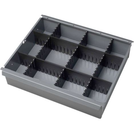 Kit de séparation de tiroir Rau pour tiroir à roulettes hauteur d'établi 65+130mm