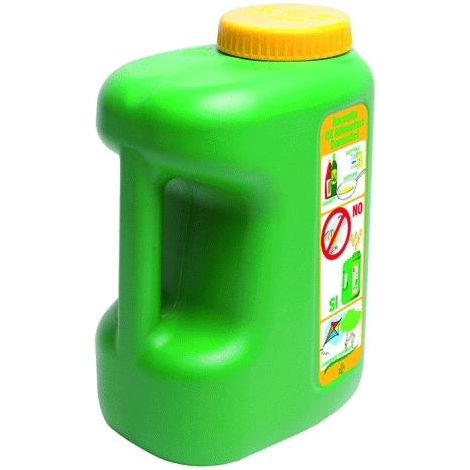 Tanica Per Recupero Olio Alimentare  Lt. 5  - Cm. 19X13X27