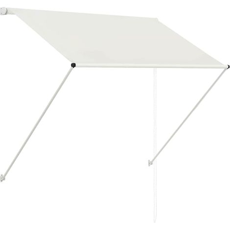 Maison Exclusive - Einziehbare Markise 100×150 cm Creme (1/5)
