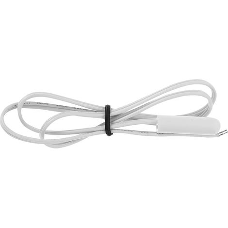 Capteur de Thermostat pour Réfrigérateur Capteur de Réfrigérateur Sonde Ronde de Température en Caoutchouc Abs Cuivre Blanc Électrique Réparations et Soudure (1/5)