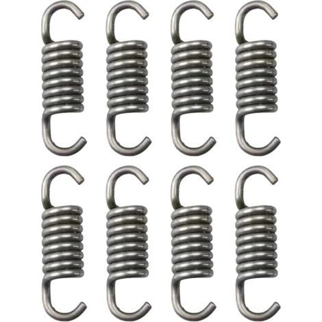 8 Pièces Ressorts d'embrayage Compatibles avec Les Tondeuses à Gazon Les Débroussailleuses Les Scooters 43CC - 52CC Embrayage de Type GTS Tondeuse à Gazon Pièce de Rechange pour Tronçonneuse (1/5)