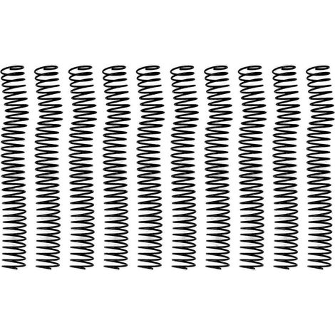Lot de 10 classeurs à spirale grande capacité, diamètre intérieur 31 mm, 30 trous